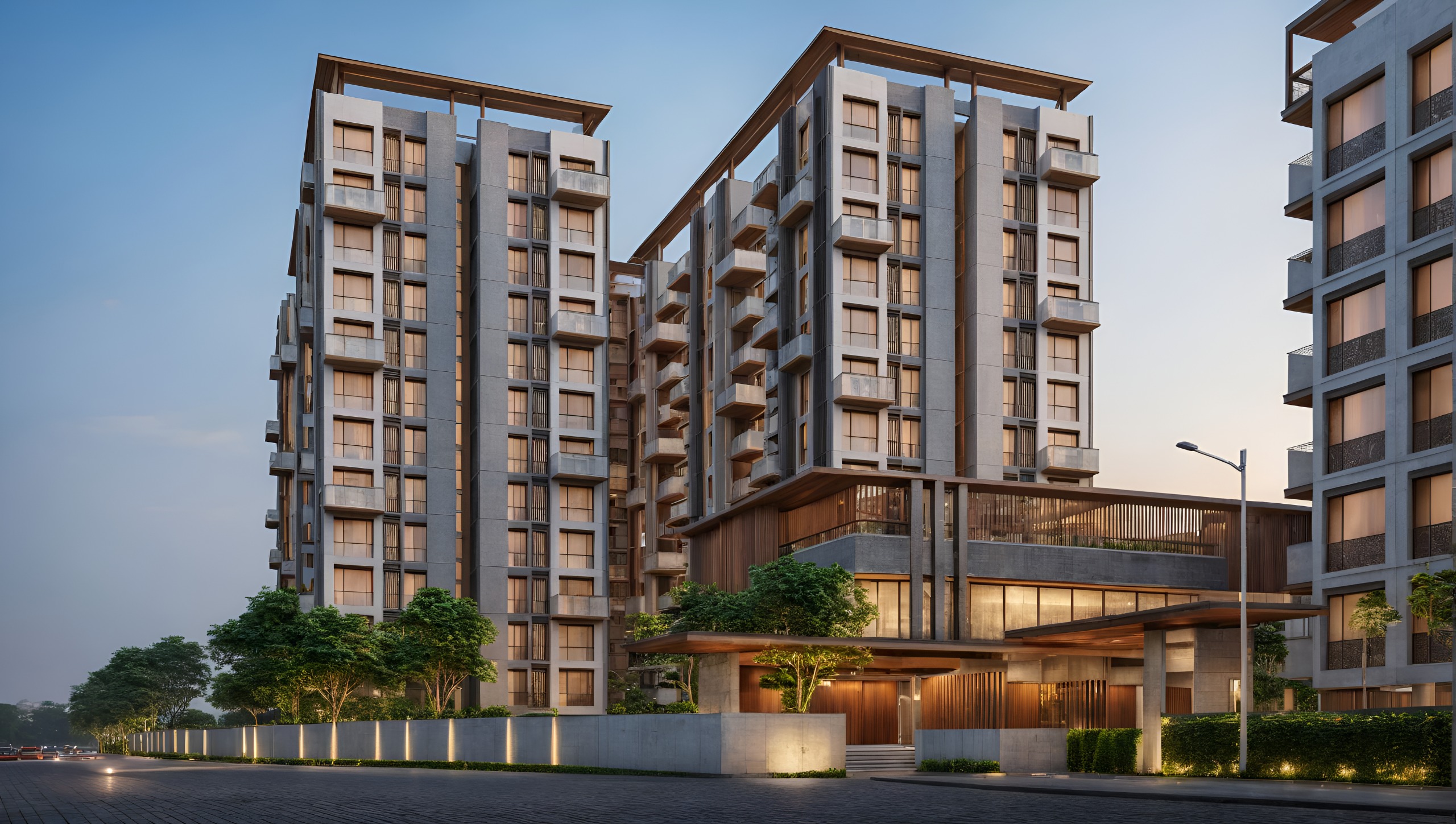 Aztek Tilottama — Proposed Project View 2