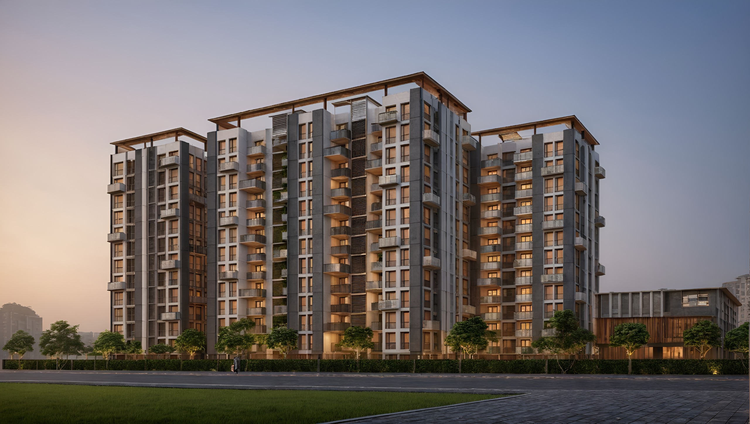 Aztek Tilottama — Proposed Project View 4