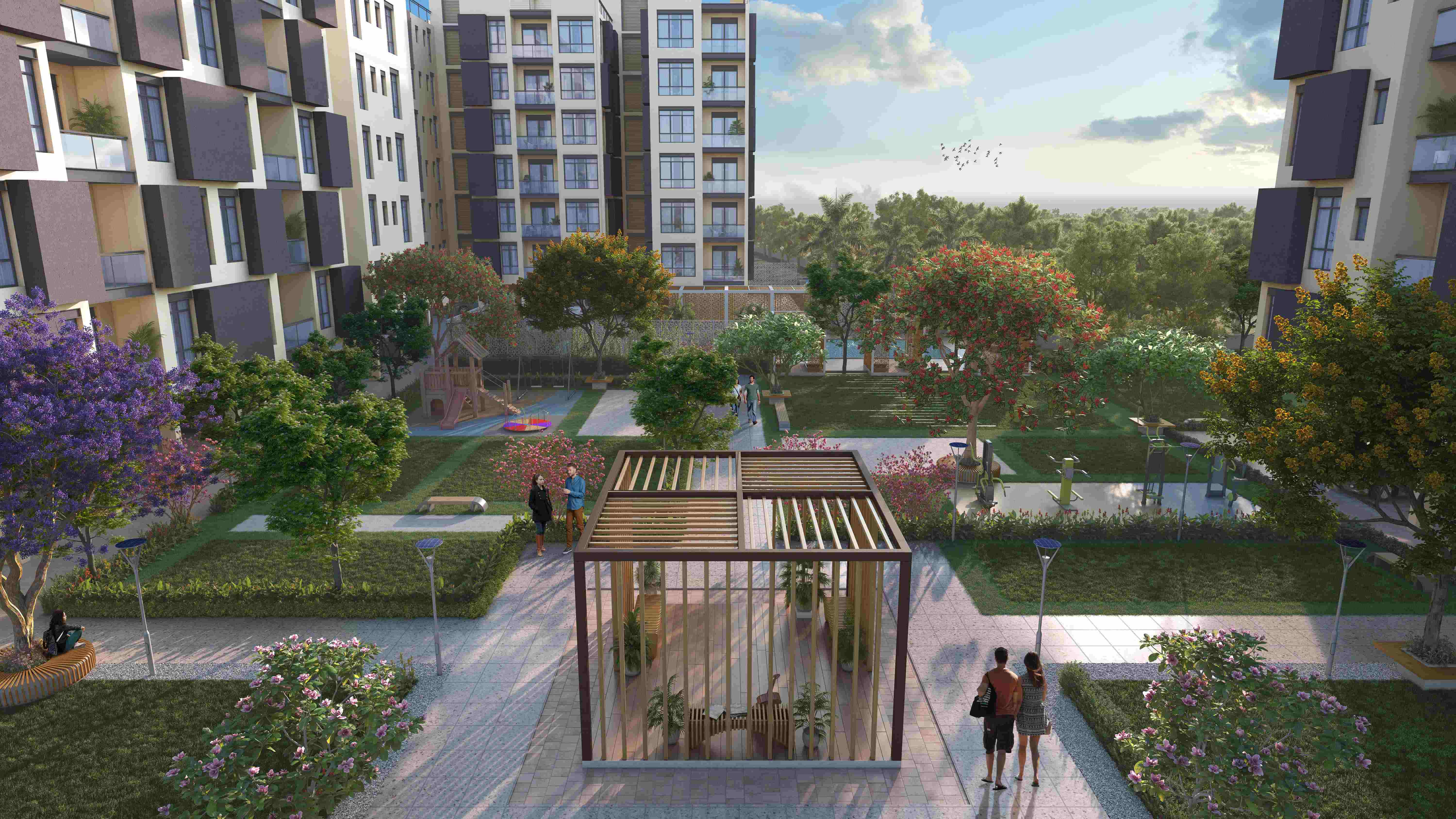 Aztek Tilottama — Courtyard Overview