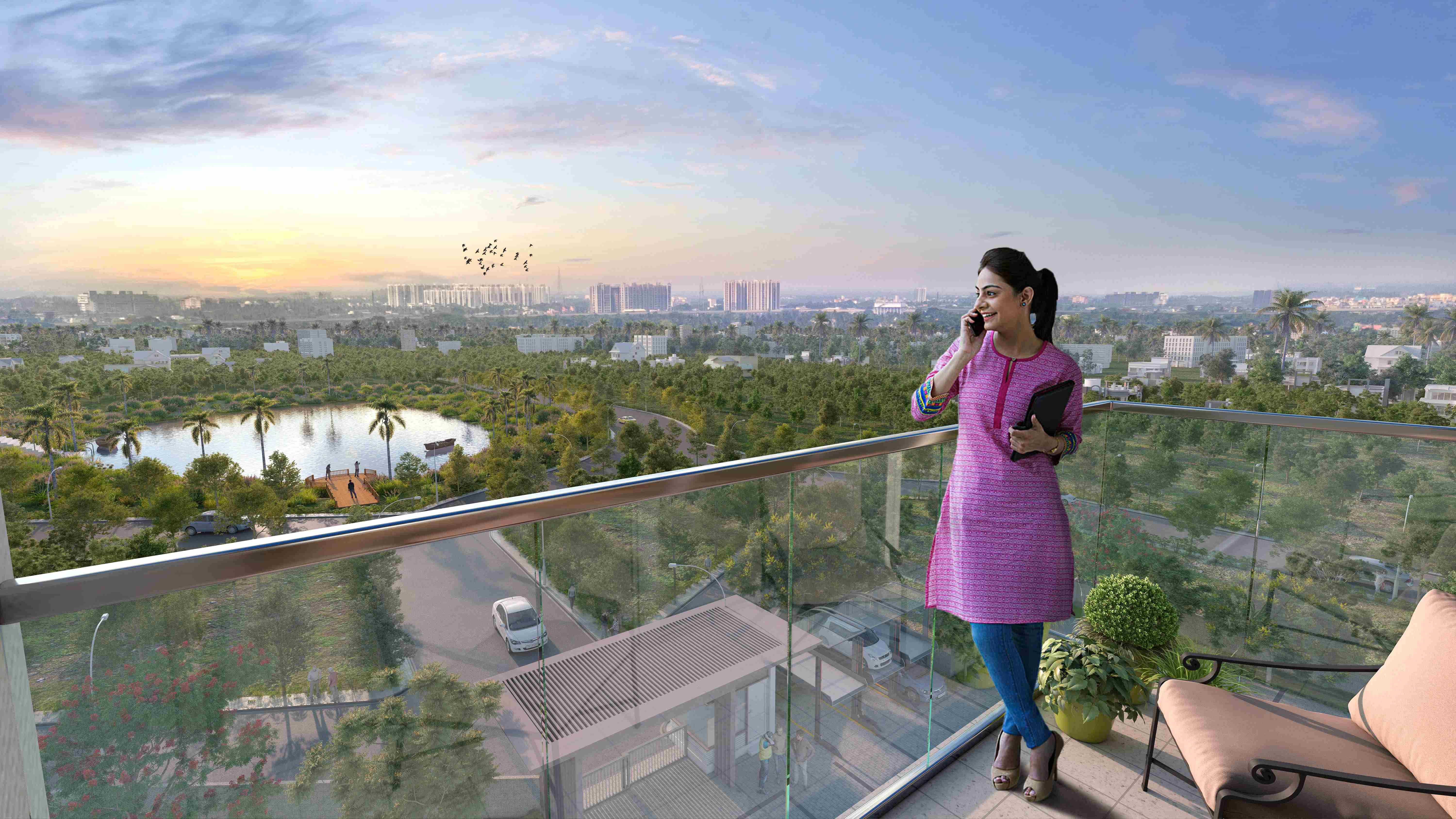 Aztek Tilottama — Balcony View